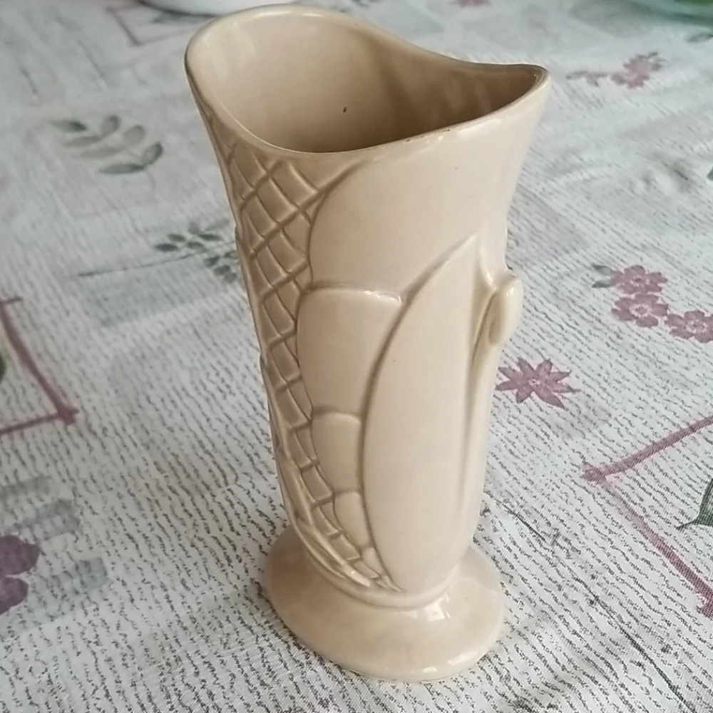 VTG Shawnee Pottery Vase beige Shawnee USA - Picture 10 of 10